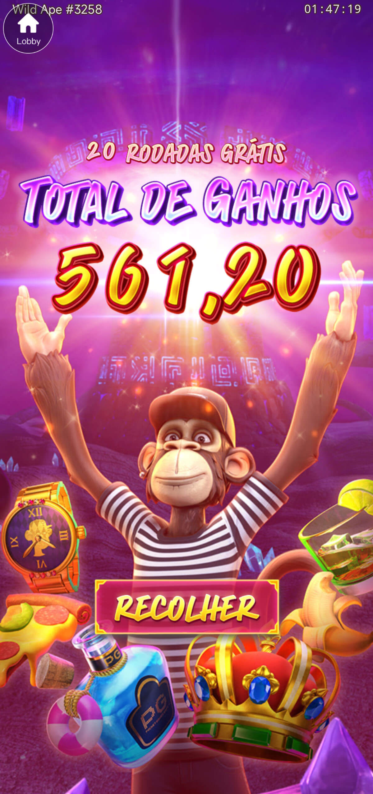 Captura de tela do prêmio 3